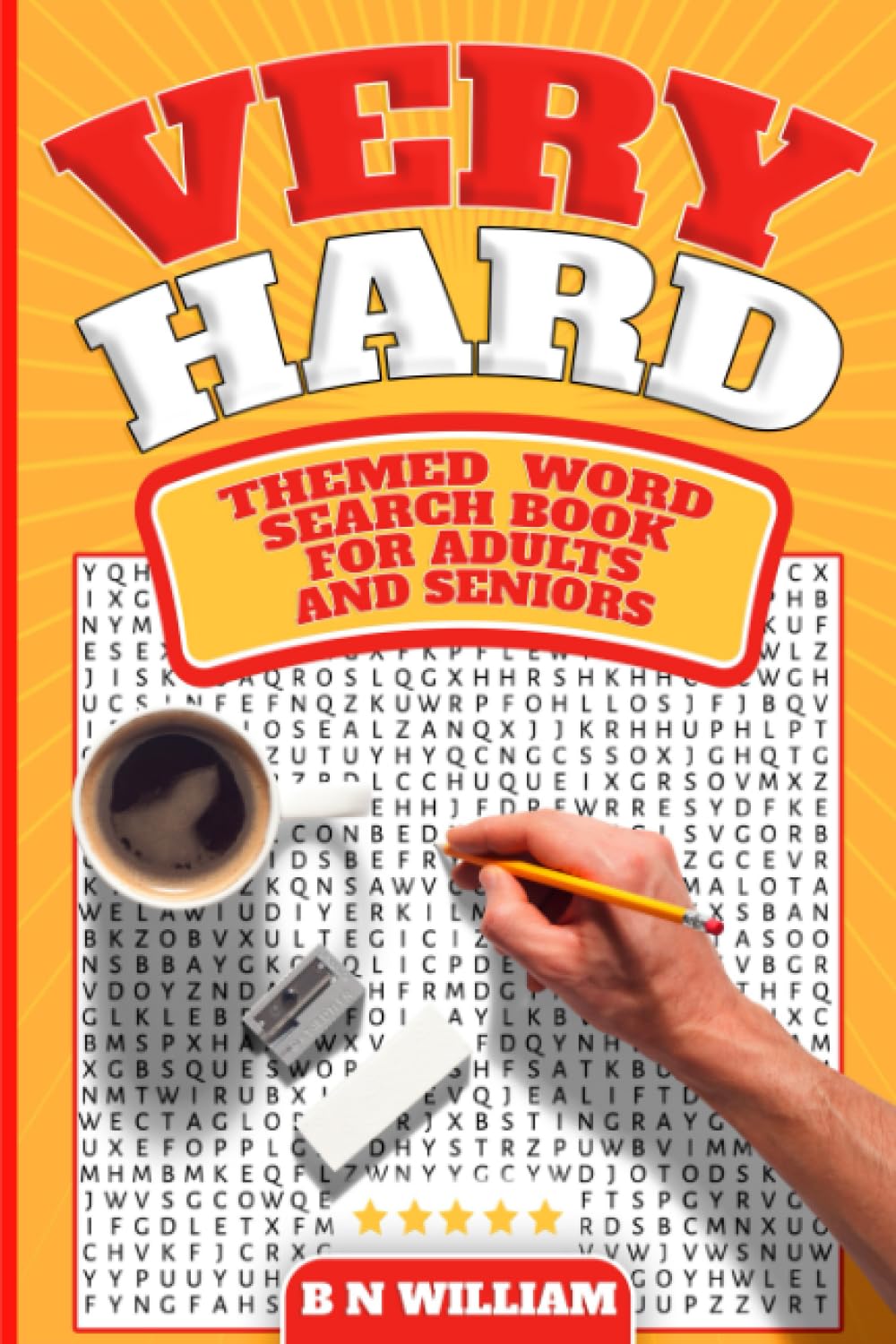 Very Hard Themed Word Search for Adults and Seniors: 100 Difficult Puzzles and 3000 Words to Challange the Brain