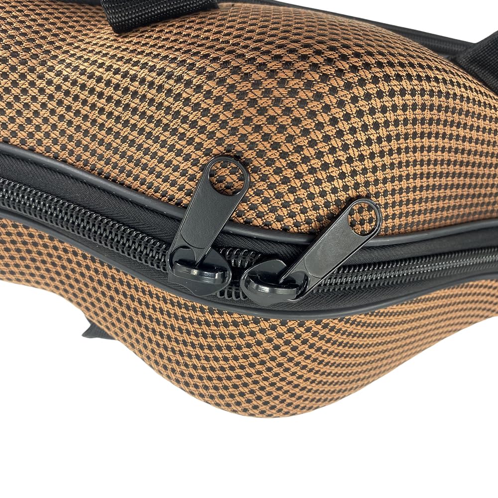 Custodia professionale per sassofono contralto, in nylon con tracolla, leggera e resistente, per sassofono contralto, custodia per accessori (marrone)