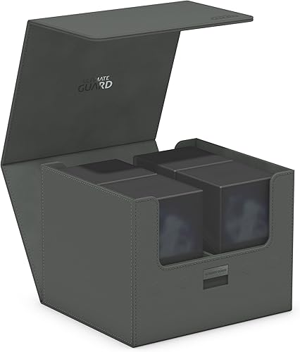 Miniatura 8 de Ultimate Guard Minthive - Funda magnética para 30 tarjetas magnéticas, almacenamiento perfecto para tarjetas graduadas, color gris, cierre seguro y