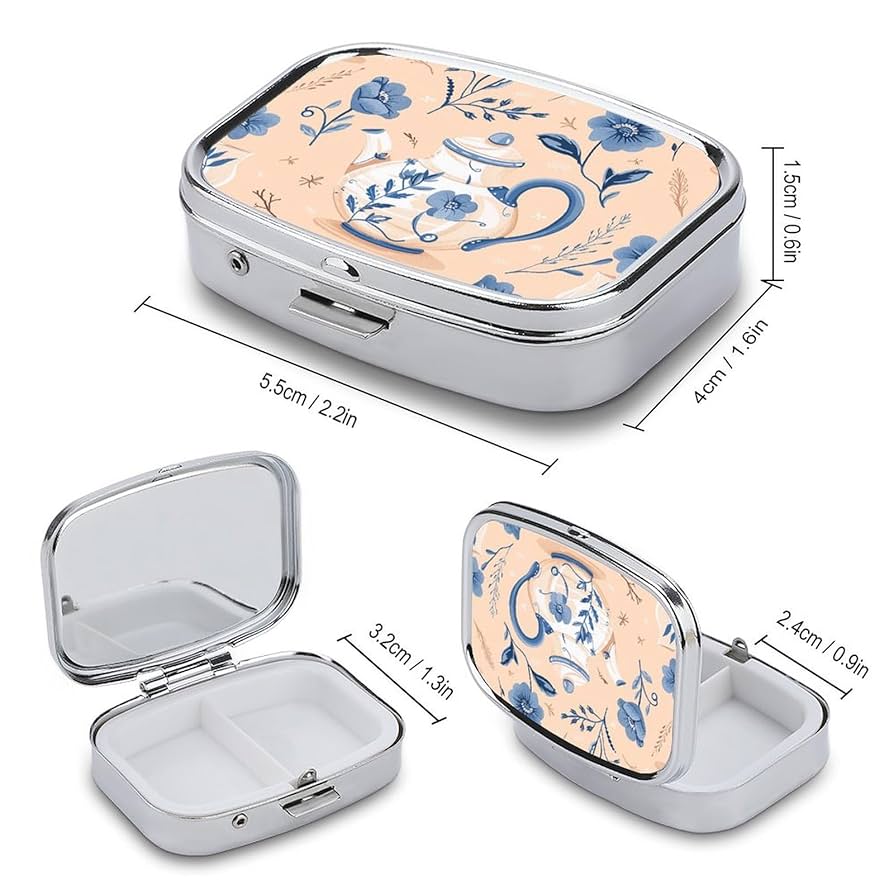 衛生日用品 what we want WWW_PILLCASE Amazon.com: Travel Pill Organizer Small 8 Grid Compartments
