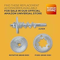 Vista 8 de Molinillo de maíz Corona con tolva alta, molino de granos, molinillo manual para maíz, arroz, soja, pimienta, garbanzos, molinillo de trigo