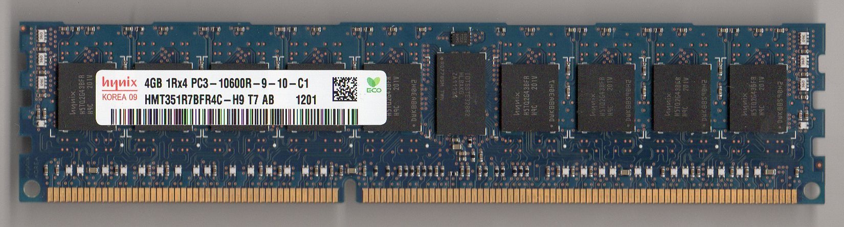 HYNIX HMT351R7BFR4C-H9 PC3-10600R DDR3-1333 4GB ECC REG 1RX4 (FOR SERVER ONLY)