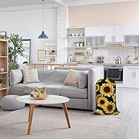 Vista 6 de Swono Cesta de lavandería de gran capacidad, diseño de girasoles, ramo romántico de hojas florales clásicas, cestas de almacenamiento