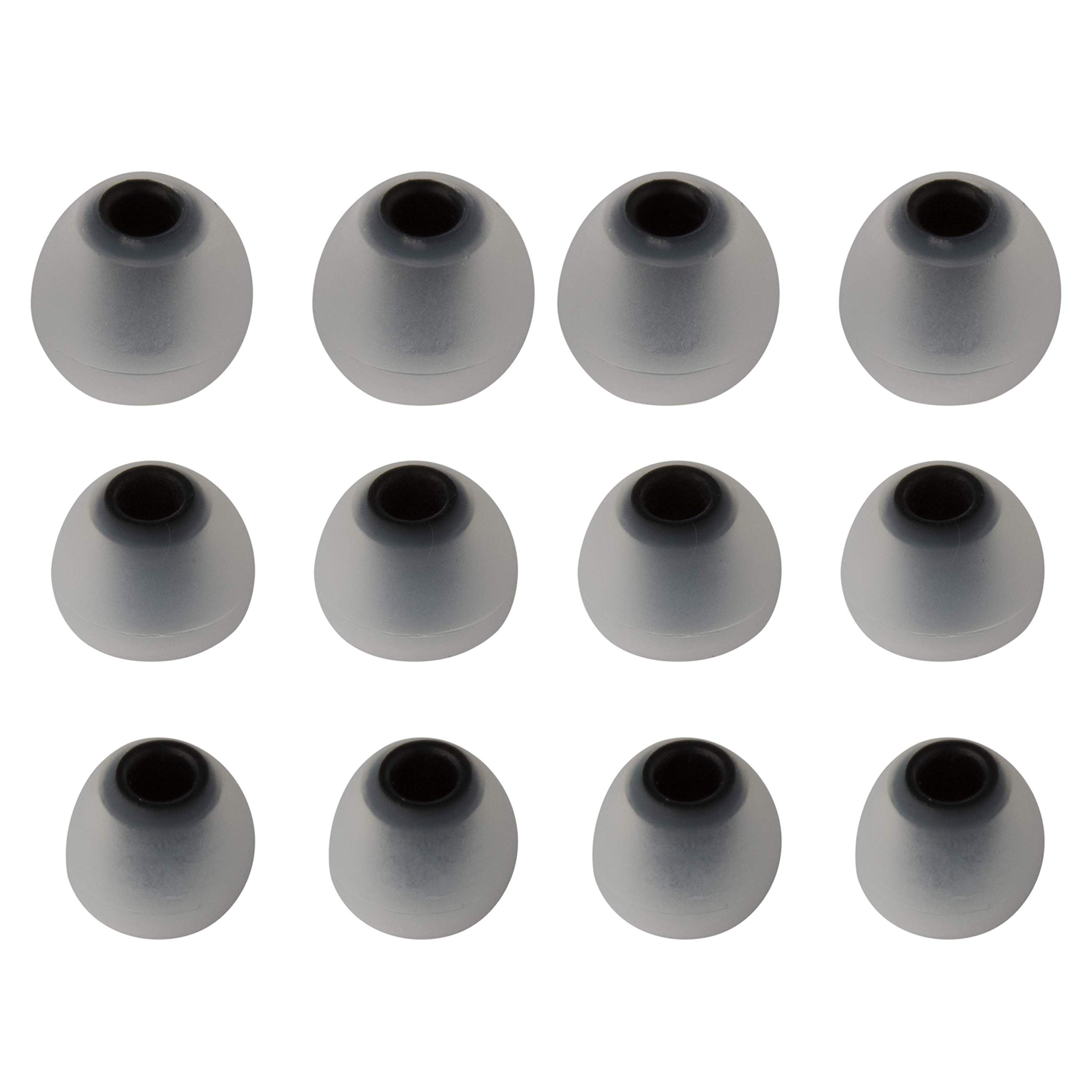 Xcessor (S 7 Pairs (14 Pieces) of Silicone Replacement In Ear Earphone Small Size Earbuds. Replacement Ear Tips for Popular In-Ear Headphones. Transparent/Green — view 23