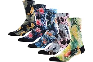 Floral Fun Quest: Vibrant Socks for Dapper Feet