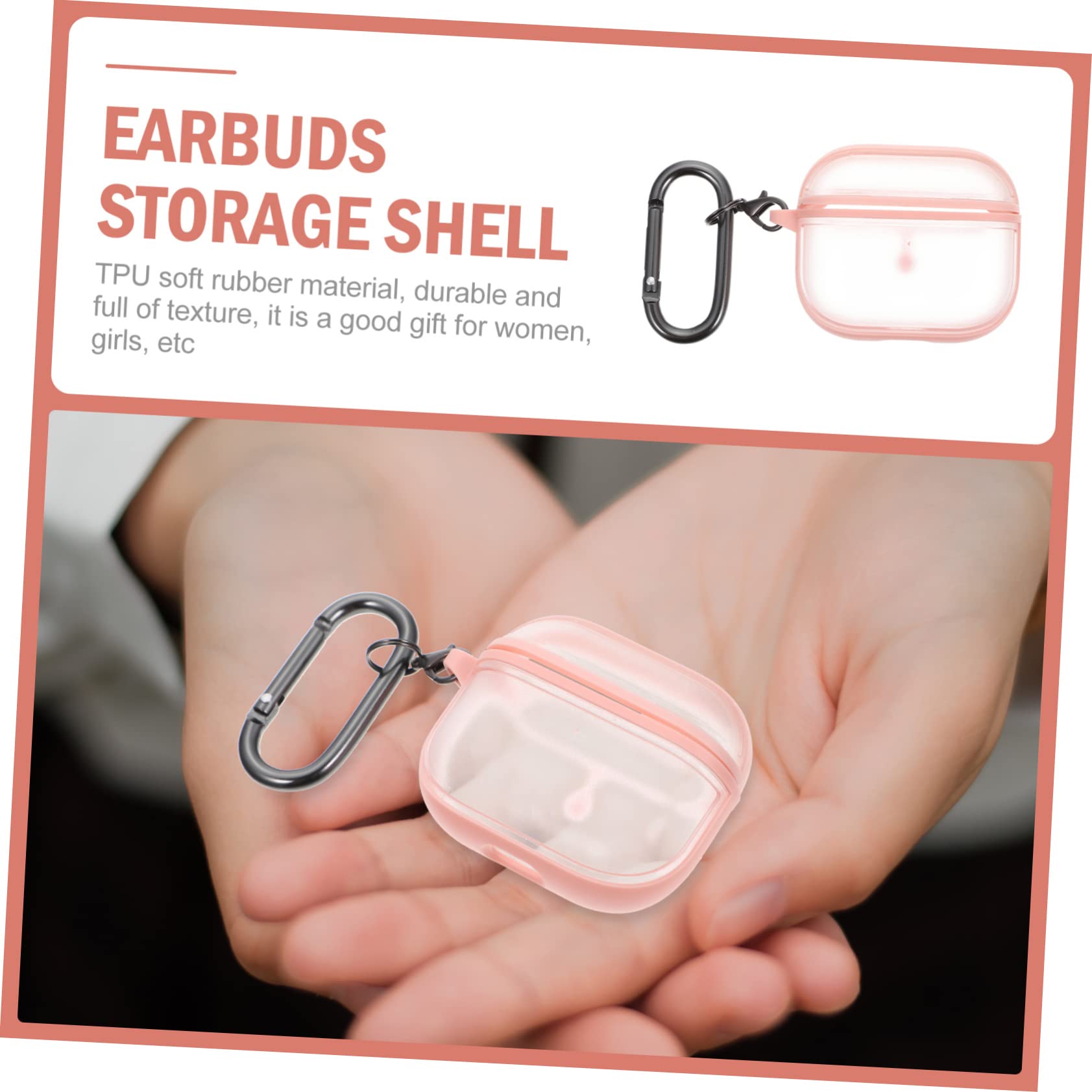 UKCOCO 5juegos Estuche Protector TPU para Auriculares Inalámbricos Compatible Diseño Moderno y Ligero para Actividades Al Aire Protección contra Caídas y Arañazos