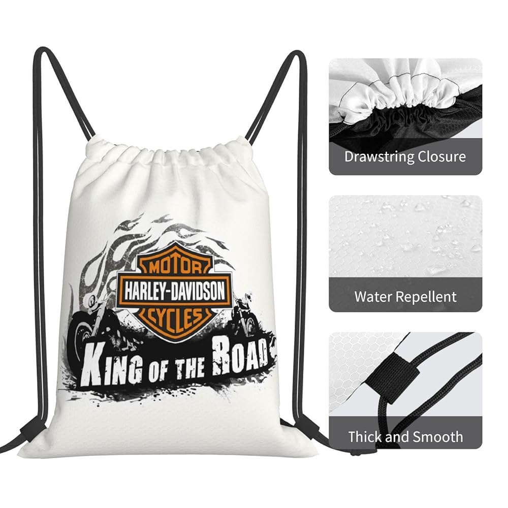 ★ハーレーダビットソン　巾着袋★ＵＳＥＤ Harley Davidson - 未使用 ハーレーダビッドソン 巾着袋の通販