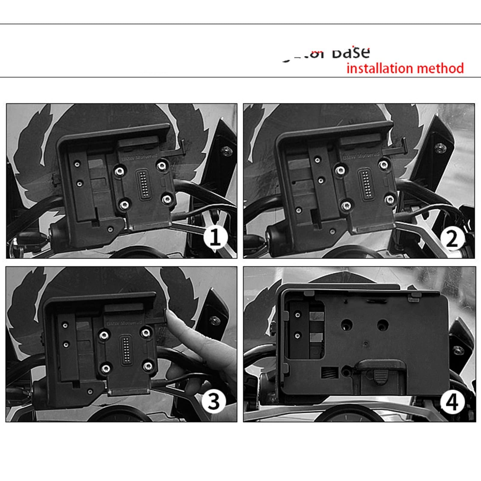 Soporte GPS Soporte para BMW para R1200GS R1200 para GS GPS Cargador Portátil USB Teléfono De Motocicleta Soporte De Navegación para ADV 800GS