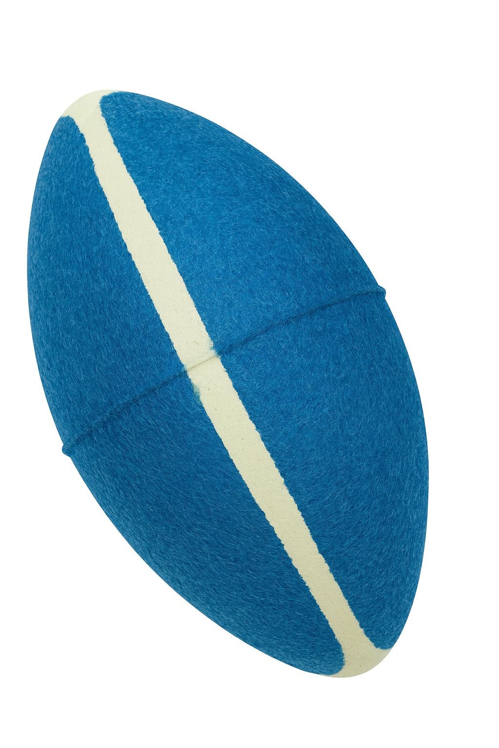 Pet Guru Sports Dog Toys Set, Bone and Rugby Ball & Tennis Ball Toys, Indoor Outdoor Interactive Pet Play Collection Pack of 3 (Blue)
