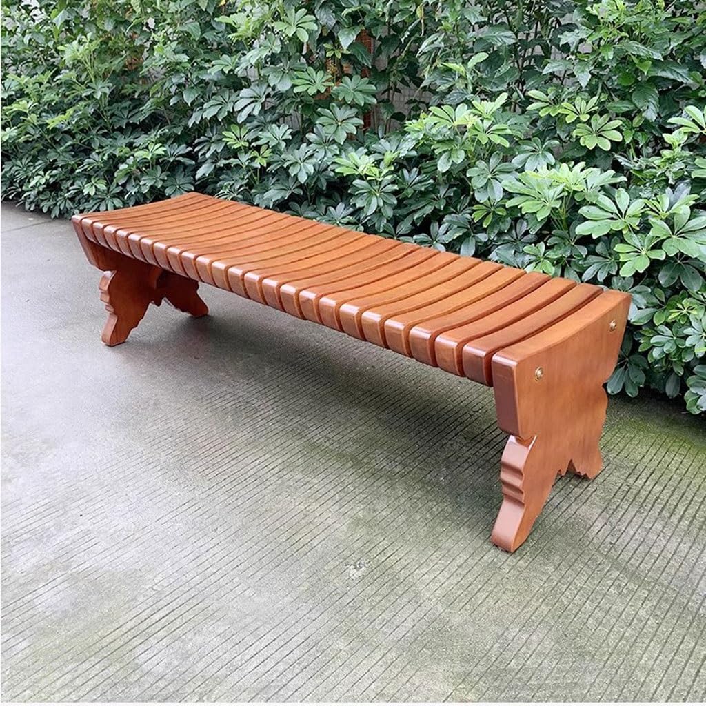 Patio Benches for Outdoors Park Bench, Outdoor, Leisure Public Seat, Square Chair, Garden, Pineapple Grid Garden Benches for Outdoors