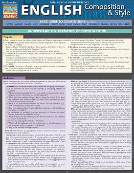 English Composition & Style: a QuickStudy Laminated Reference Guide (Quick Study Academic)