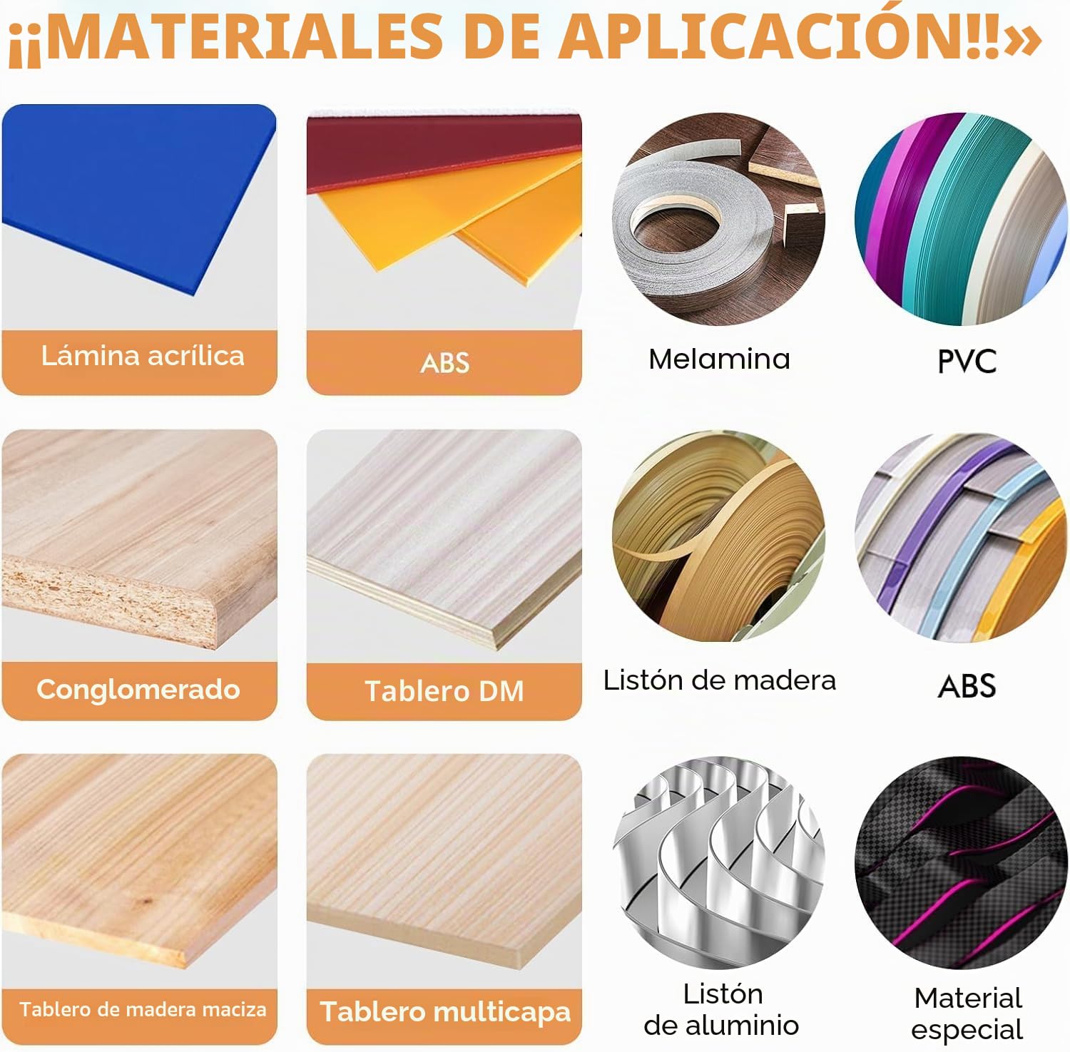 YUCHENGTECH Encoladora de Cantos Portátil Encoladora de Cantos para Madera con Control de Velocidad 2-6m/min Encolado de doble cara Ancho 10-60mm Espesor 0.3-3mm para Madera Contrachapada/PVC/ABS