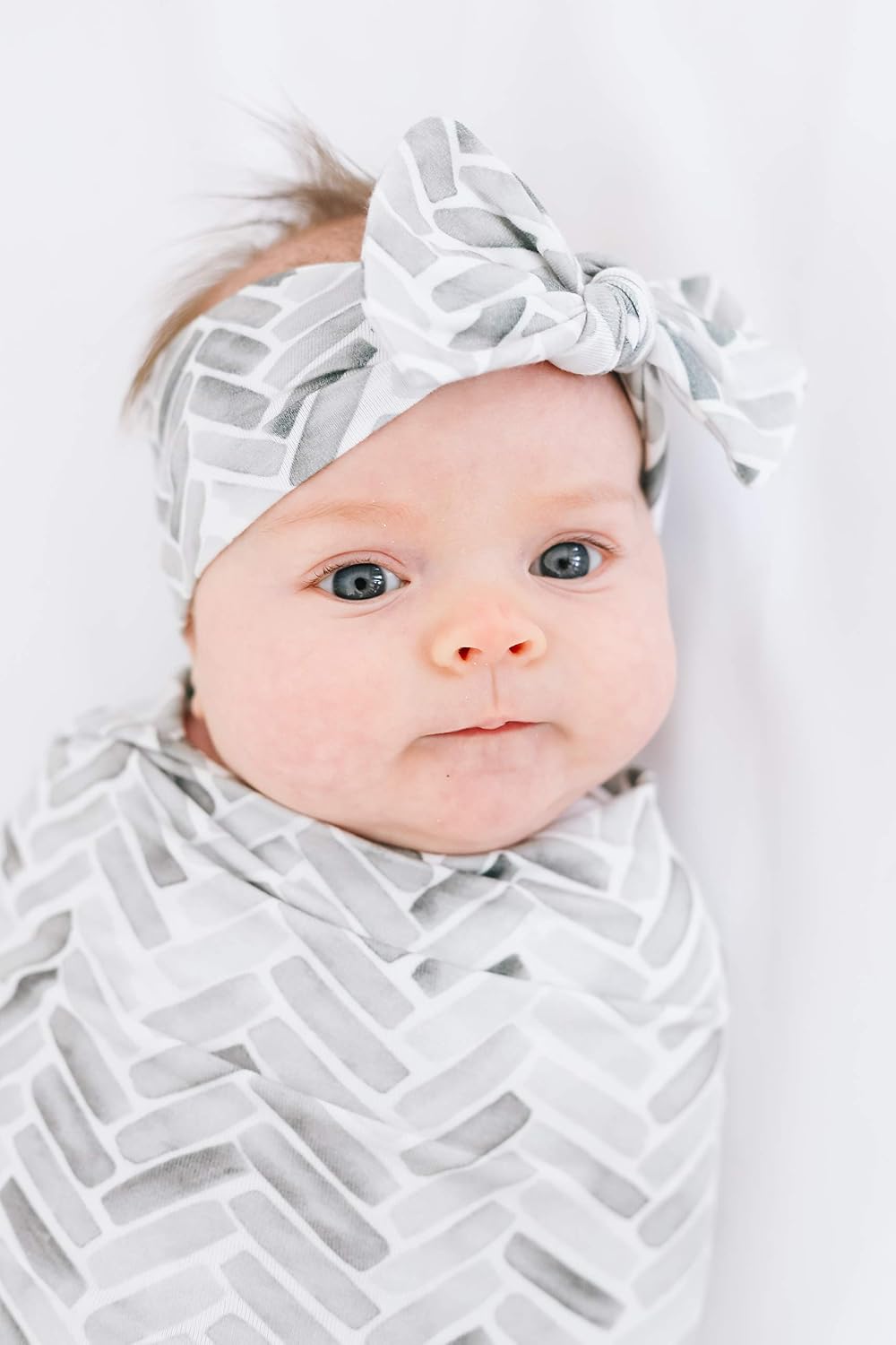 Copper Pearl Baby Bows: Soft and Stretchy Headbands for Baby Girls, Newborn and Toddler Hair Bows and Accessories, Stylish Bow Headband, Alta