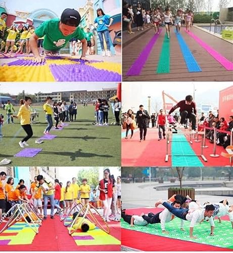 Miniatura 6 de Alfombrilla de acupresión para masaje de pies, almohadilla de reflexología para caminar para baño, yoga, juegos al aire libre, antideslizante, 2