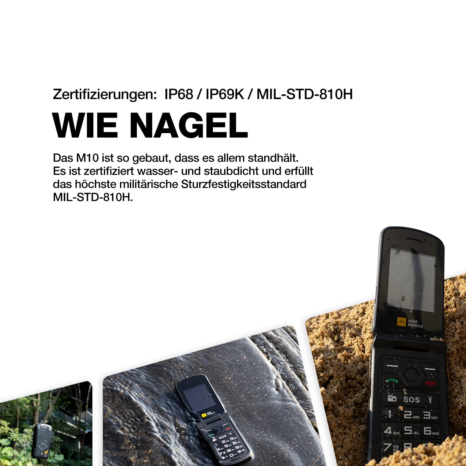 AGM M10 Robusto telefono di base