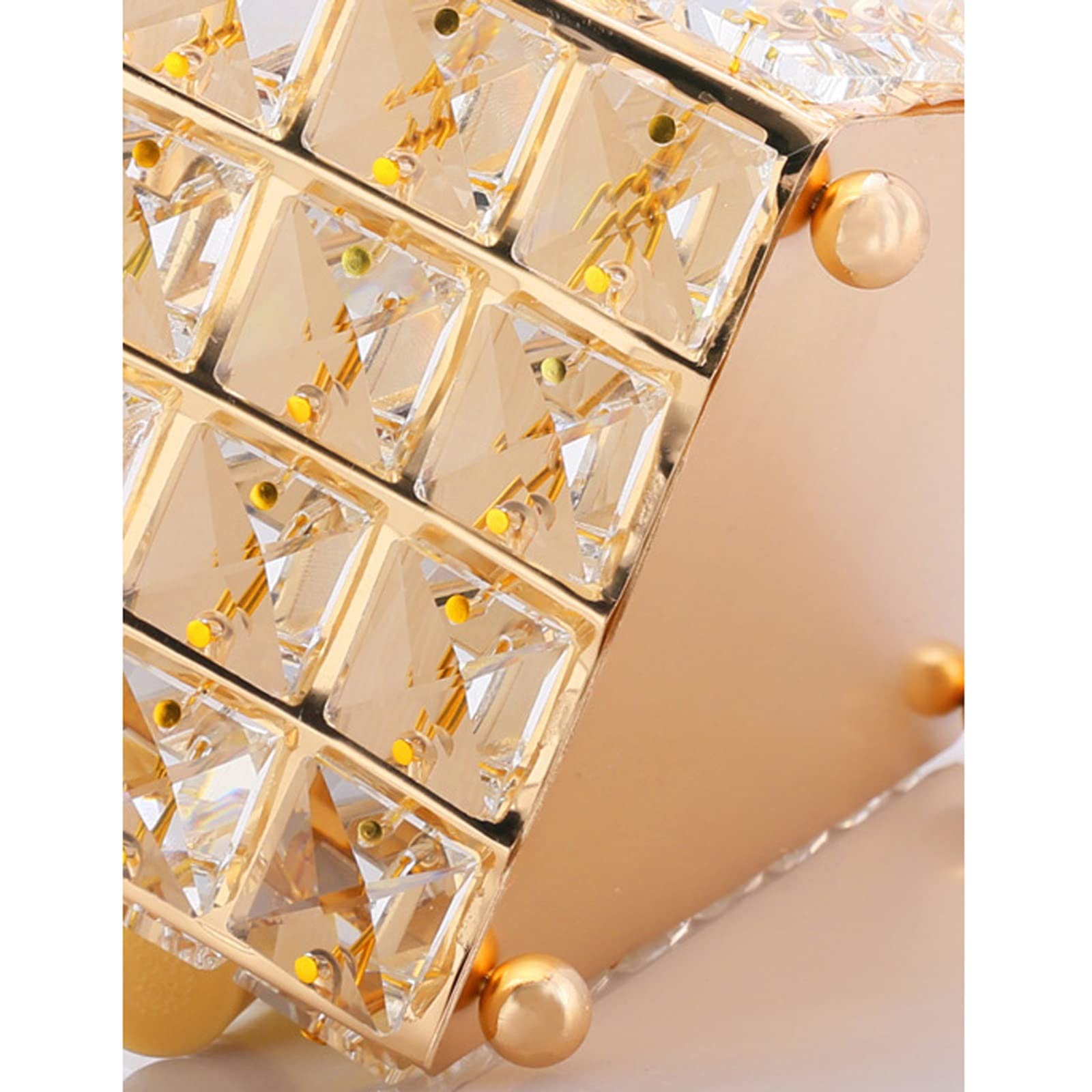 Porta Fazzoletti Casella di cristallo rettangolare della scatola del tessuto di cristallo Decorativo Tolet Tooliet Box Tovagliolo for tovagliolo di cristallo Supporto del tessuto facciale for il bagno