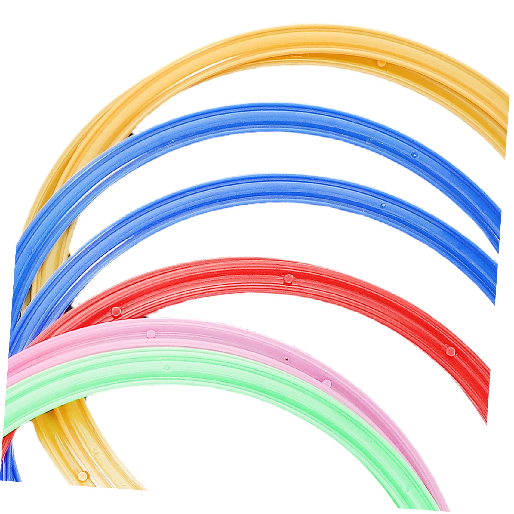 Set di Anelli della 28cm con Connettori per Allenamento di Agilità Bambini, Attività per Interni ed Esterni, Sviluppo Coordinazione, Gioco Sensoriale per Scuola e Giardino