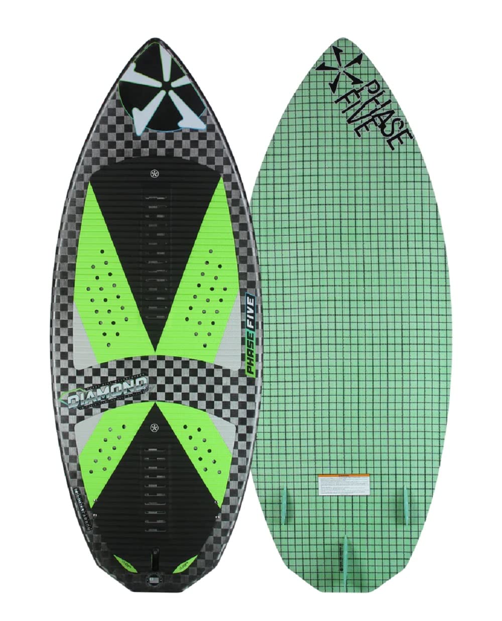 Amazon.com: Phase 5 Wakesurf Board Diamond Turbo Ltd 51