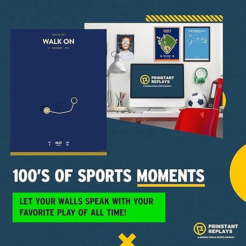 Miniatura 3 de Rudy the Walk On for Notre Dame What do I do 1975  Póster de fútbol universitario de 12 x 18 pulgadas para decoración de pared, recuerdos