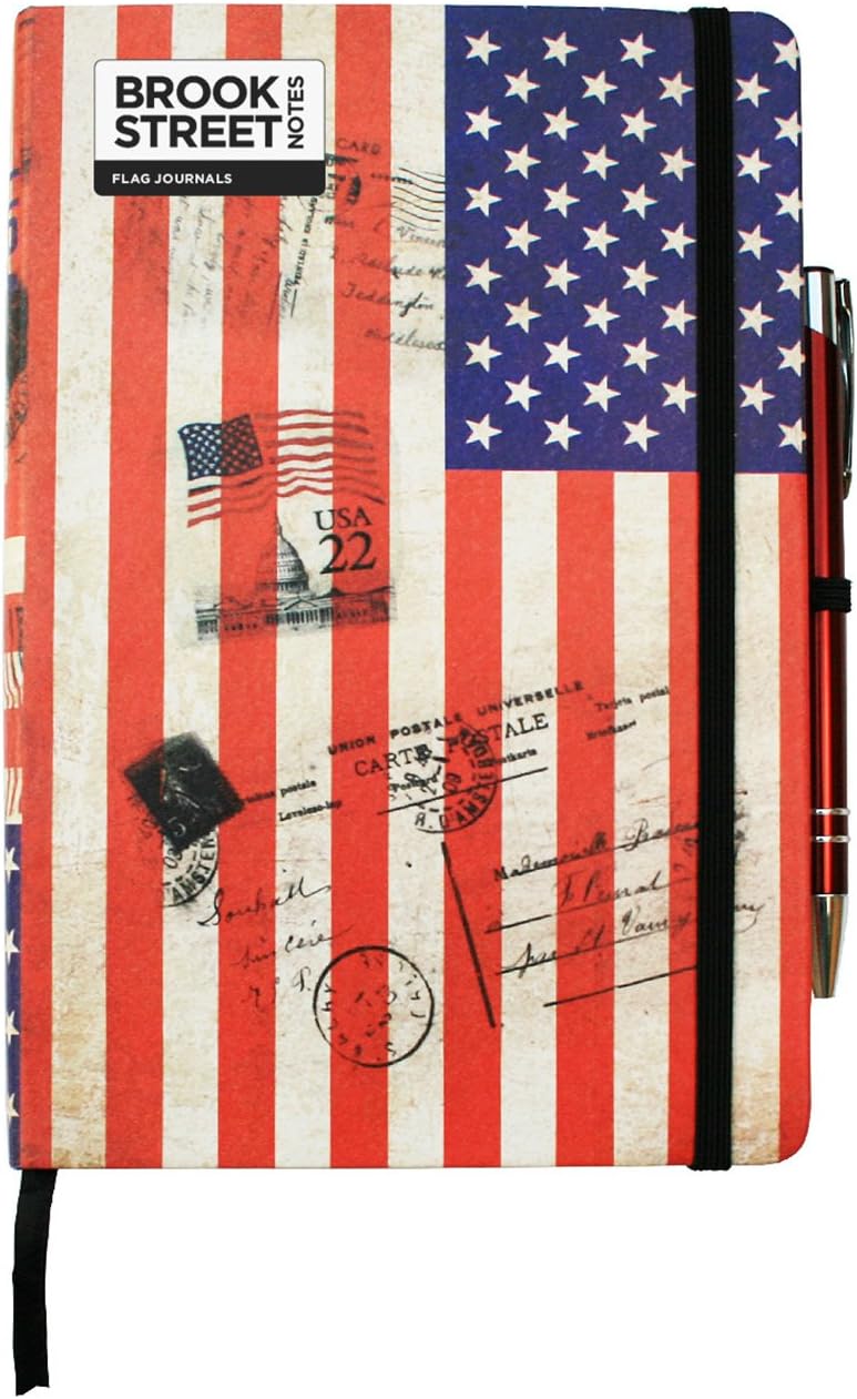 – USA Flag Notebook - Hardback A5