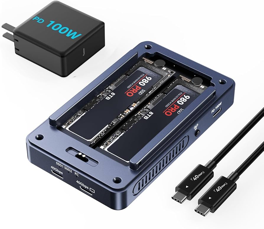 ACASIS M.2SSD外付けケース　WD M.2SSD 1TB Amazon.co.jp: ACASIS 40Gbps M.2 NVMe SSD 外付けケース 冷却