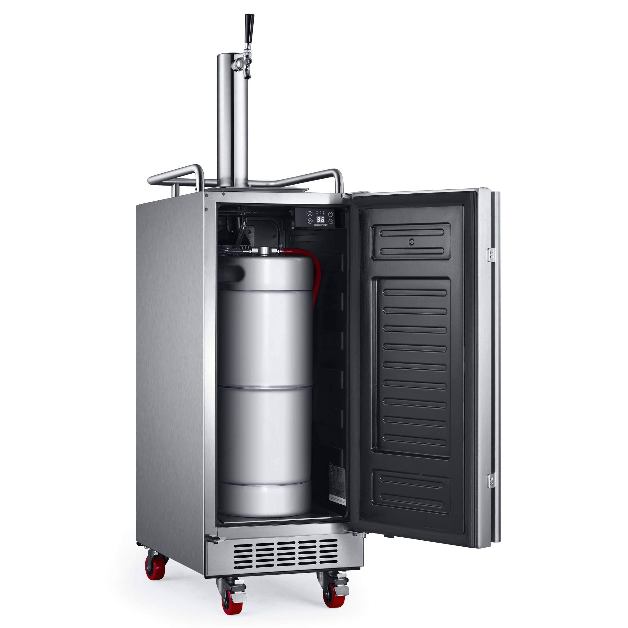 EdgeStar Kc1500ssod 15" Built-In Outdoor Kegerator on Fridge.com - View 5