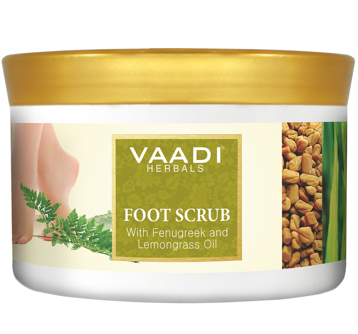 Exfoliante de pies, aceite de alholva y citronela, 17.64 oz 3