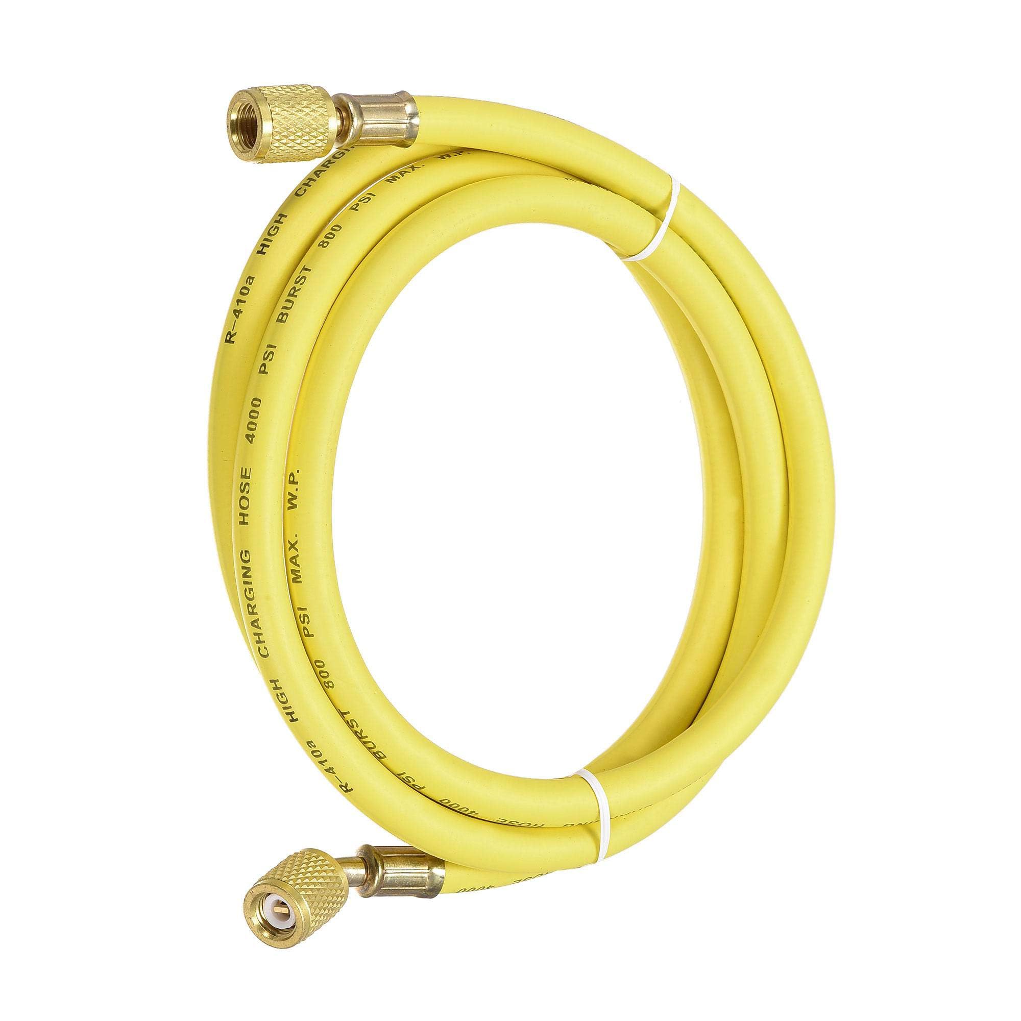 MACHSWON Refrigerant Charging Hose, 1/4 SAE Thread 5.91Ft Length 500PSI