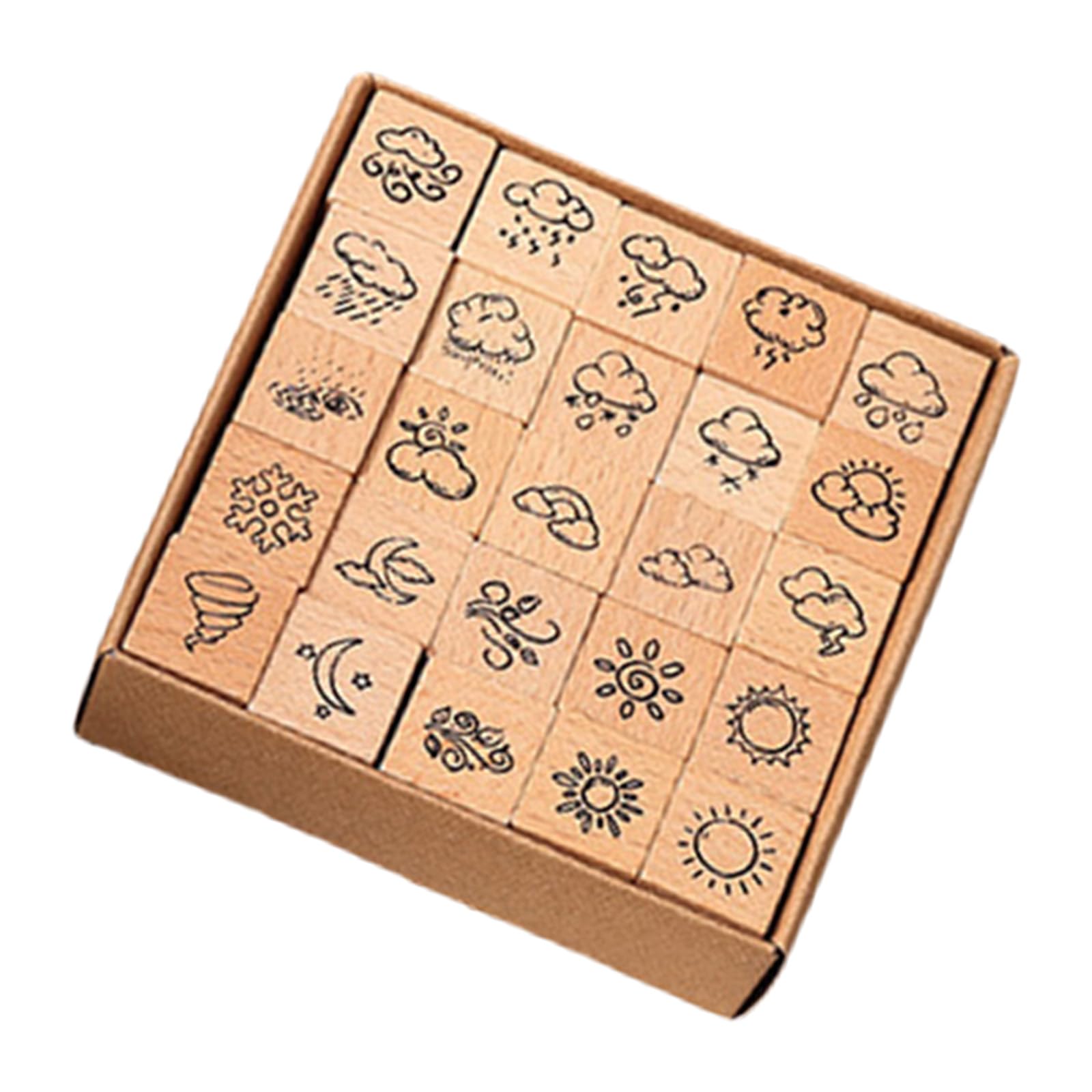 Butterfly Themed Stamp Wood Decorative Stmap for Card Making Scrapbooking Photo Album Journaling Craft Project Wood Stamp