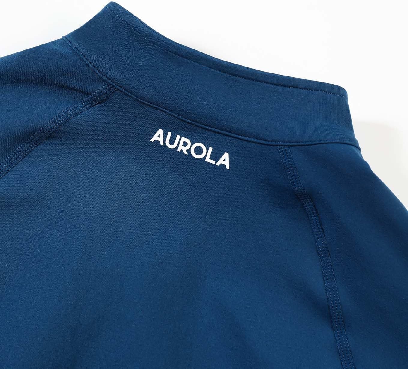 AUROLA Influence Athletic Workout Jacket for Women, Lightweight Slim Fit Full Zip Running Yoga Sports Jacket with Thumb Holes