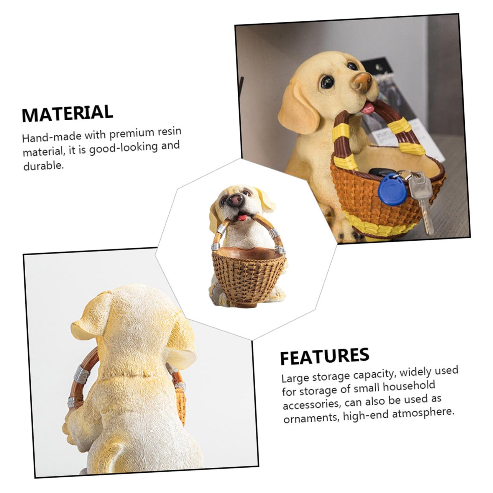 1 Pezzo Scatola Portaoggetti per Decorazione da Unica per Accessori e Gioielli Capacità Stoccaggio Idea per Amanti Animali