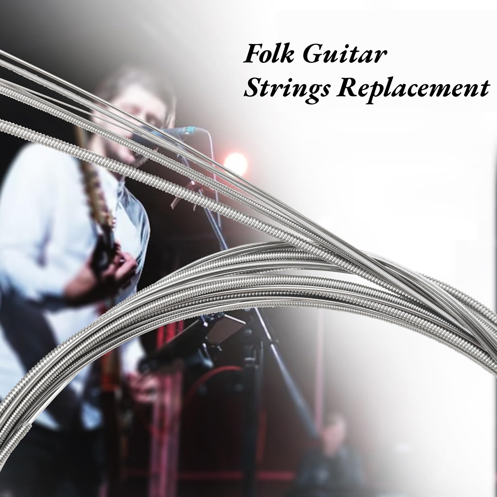 Lot De 5 Cordes De Guitare électrique Mi Aigu 009 - Pour Remplacement De La 1ère Corde, Nickel, Son Riche