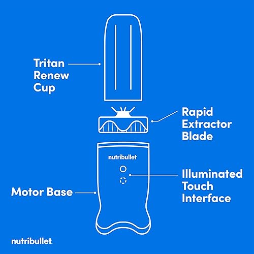 Miniatura 3 de nutribullet Batidora Ultra Personal, versión Deluxe, NB80500, 32 oz, Gris