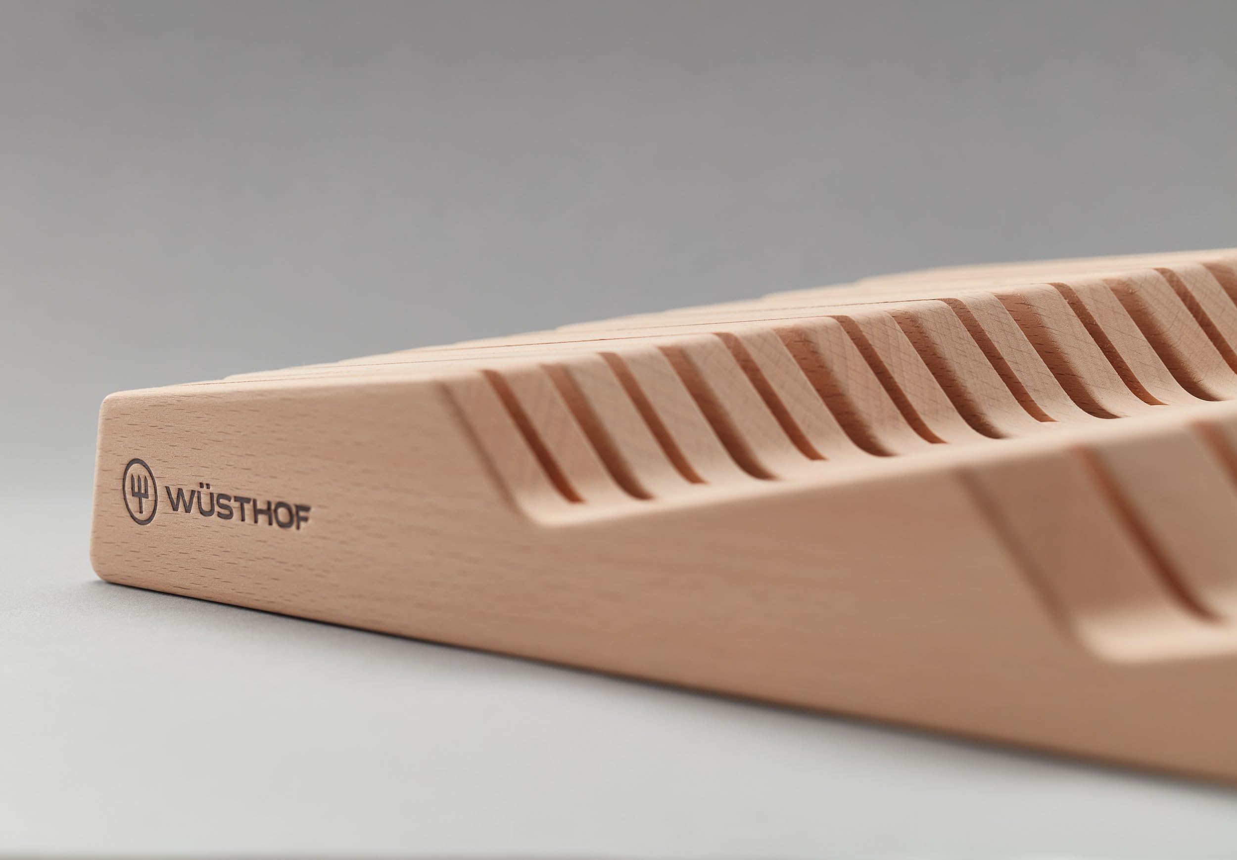 WÜSTHOF Schubladeneinsatz für 15 Messer, Buche, Beige