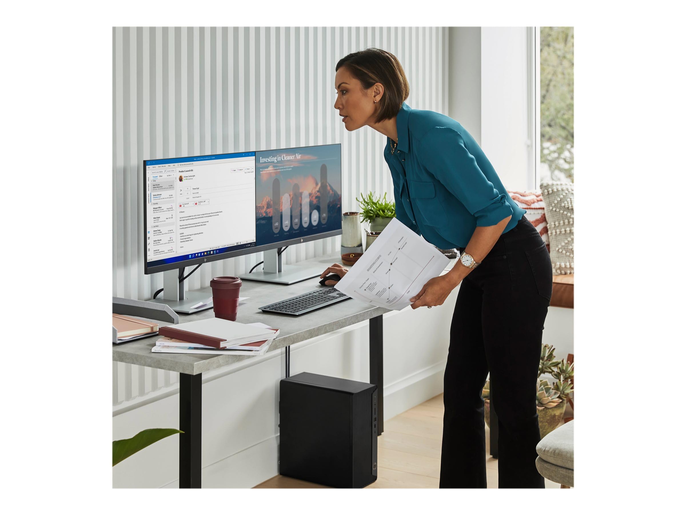 HP Pro 400 G9 - Tower - Core i5 i5-14500 / 2,6 GHz - RAM 8GB - SSD 256GB - NVMe - UHD Graphics 770 - 1GbE - Win 11 Pro - Monitor: keiner - Tastatur: Deutsch - mit HP Wolf Pro Security Edition (1 Jahr