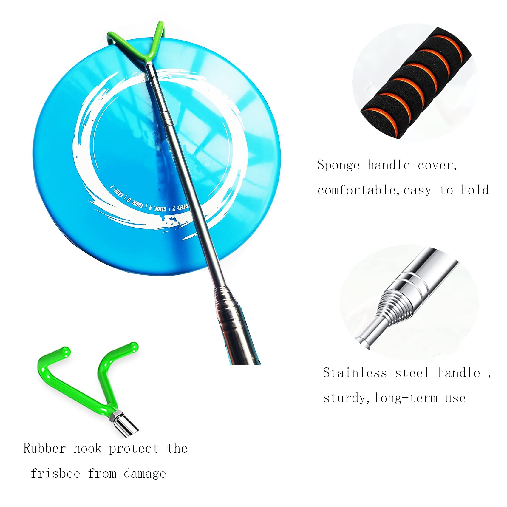 NADTLSS Disc Golf Retriever Telescoping Discs Retriever Disc Golf