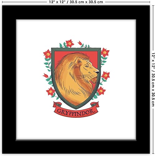 Miniatura 6 de Trends International Gallery Pops Harry Potter - Póster de pared con cresta de Gryffindor, herbología de flora y fauna, 12.00 x 12.00 pulgadas,