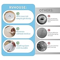 Vista 5 de Cinta de Doble Cara, 1.18" x 80" Cinta de Montaje Nano Transparente de Servicio Pesado con Estuche Protector, Adhesivo Pegajoso para Alfombra