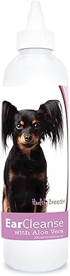 Healthy Breeds Russian Toy Terrier Ear Cleanse with Aloe Vera Sweet Pea and Vanilla 8 oz