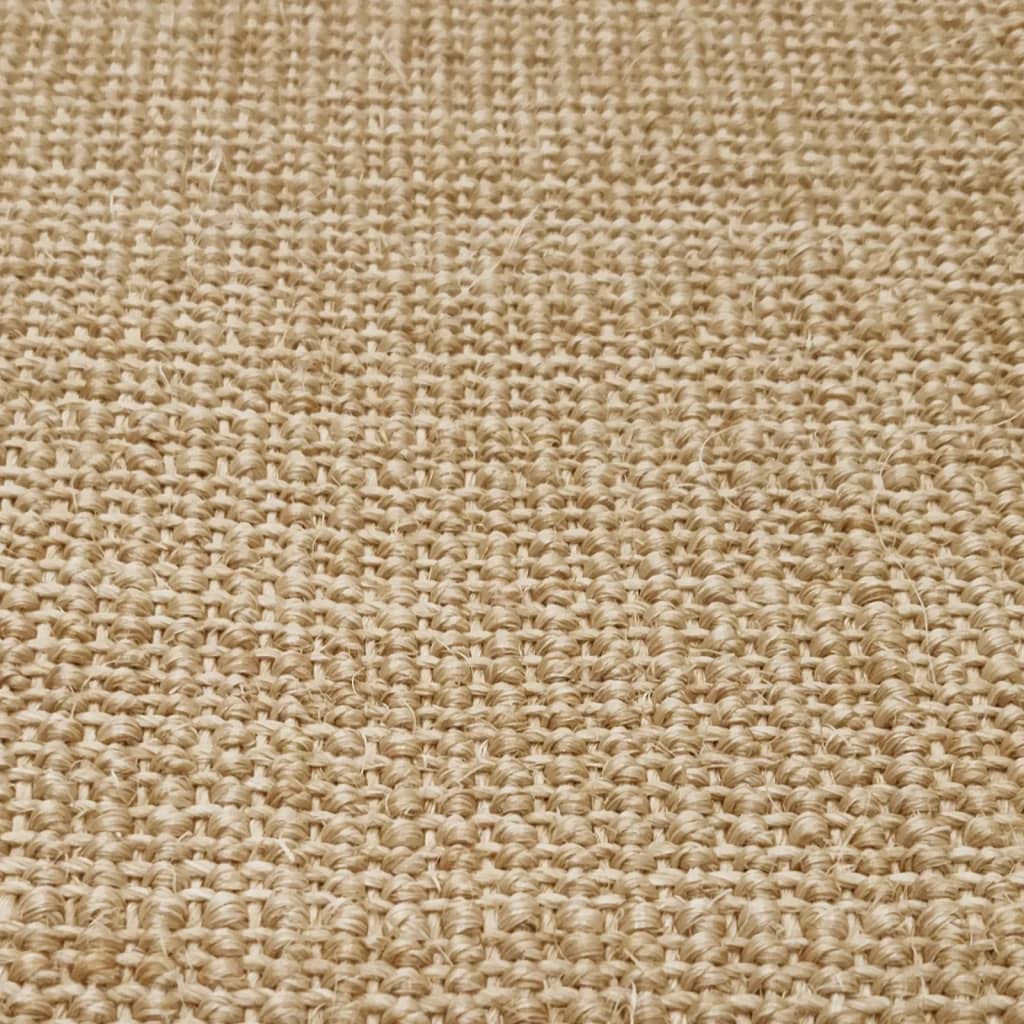 Rascador para gatos, 66 x 300 cm, 100% sisal duradero, con parte trasera antideslizante, adecuada para árboles rascadores, muebles de gatos, juego y dormir, ideal para interiores, fácil