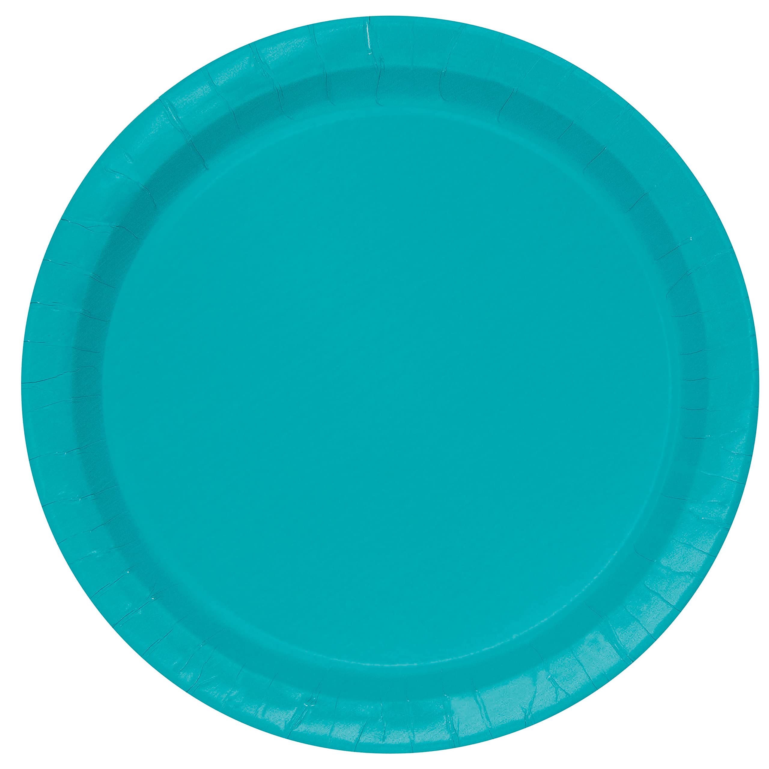 Unique Teal Party 32123Eu Eco Friendly Paper Plates 23 Cm Colour Pack Of 16