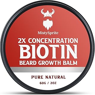 Beard Balm for Men & Conditioning Beard Wax - Made with Castor Oil Natural and Organic Ingredients - Hydrates & Thickens Facial Hair Growth- 2 Ounce Tin (Vanilla)