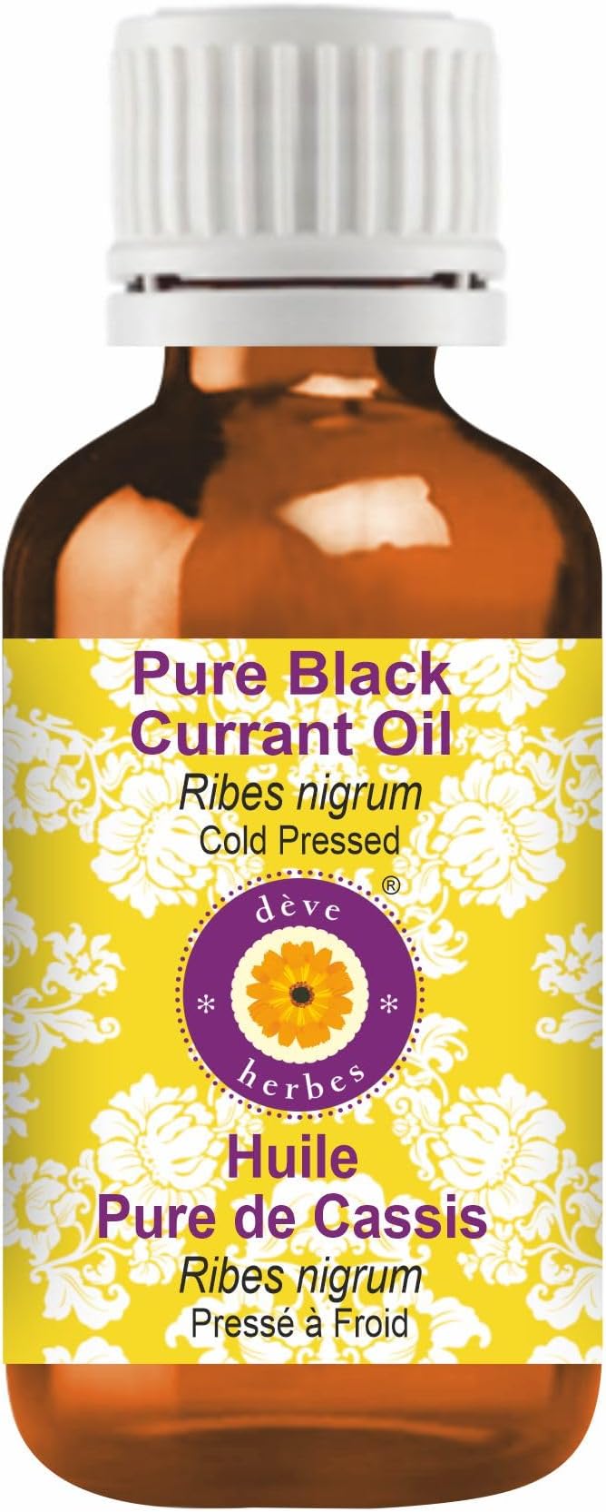 Pure Black Currant Oil (Ribes nigrum) Cold Pressed 15ml (0.50 oz)