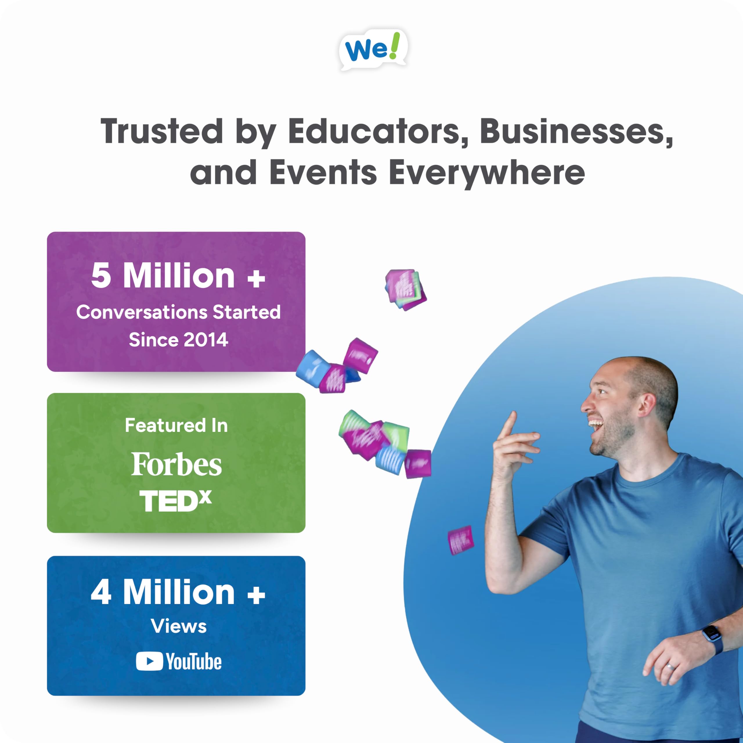 We! Connect, Ice Breaker Conversation Cards for Teams,10+ Activities — Amazon image 2
