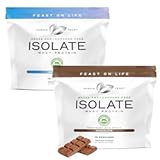 Bundle – Grass-Fed Whey Protein Isolate Unflavored 5lb (1 Unit) + Grass-Fed Whey Protein Isolate Chocolate 5lb (1 Unit), All Natural Hormone-Free Pasture Raised