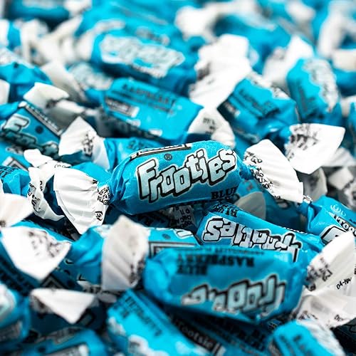 Miniatura 5 de Tootsie Roll Frooties - Caramelos masticables de frambuesa azul, 38.8 onzas (paquete de 2)
