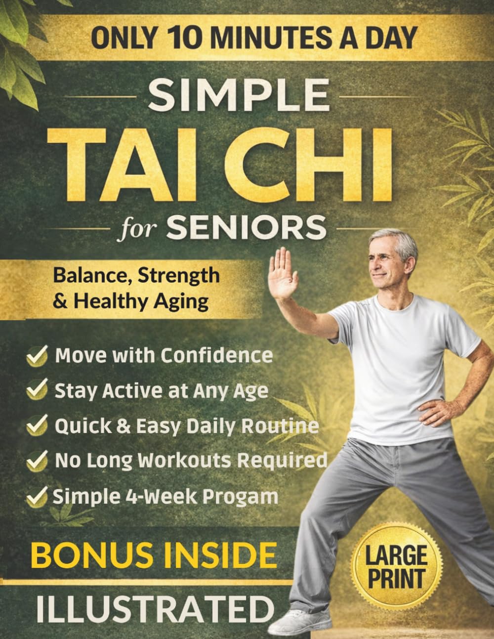 Simple TAI CHI for Seniors: 10-Minute Daily Exercises for Balance, Strength & Healthy Aging