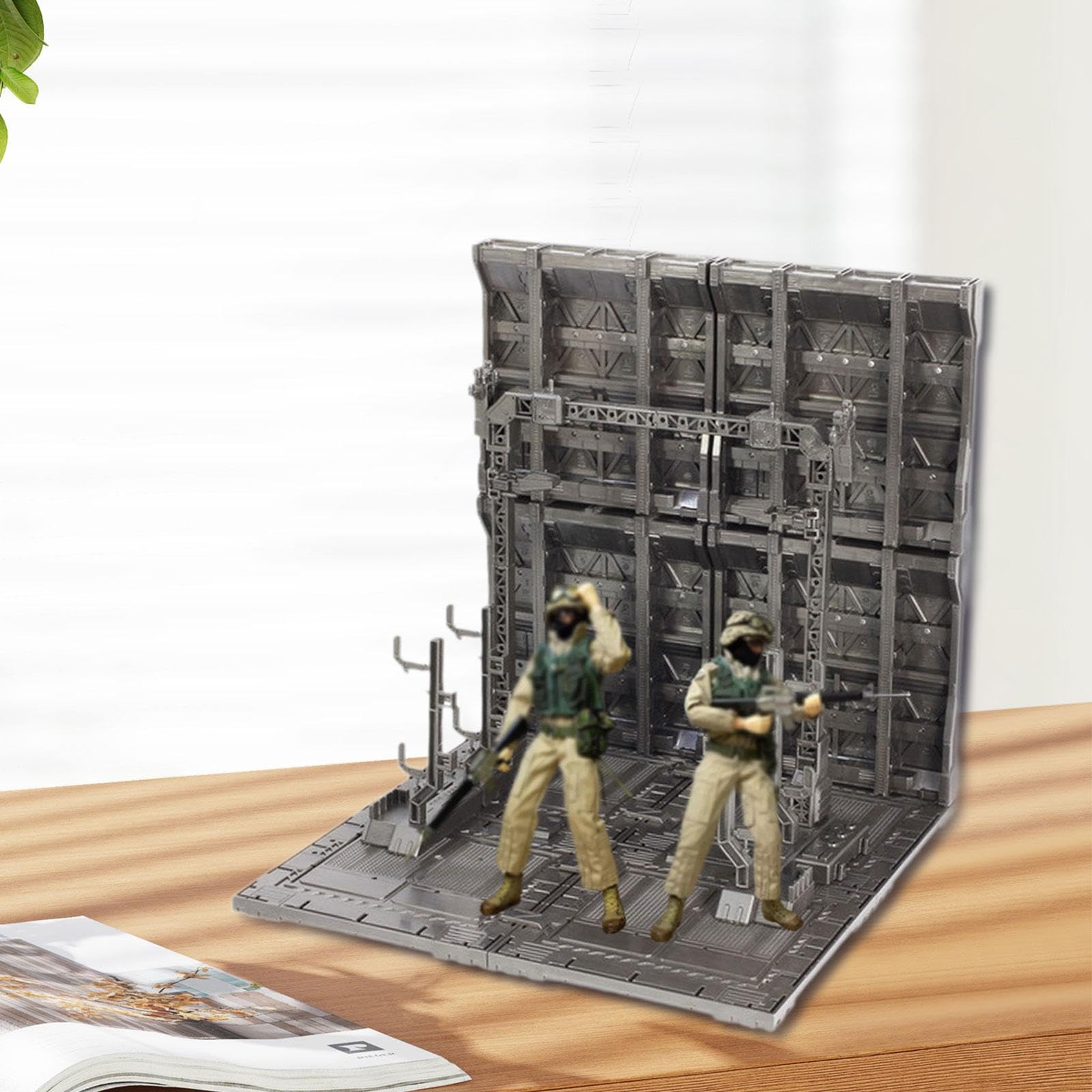Base de Diorama para Figuritas, Fácil de Montar, Organizador para Maquetas, Soporte para Nido, Style F