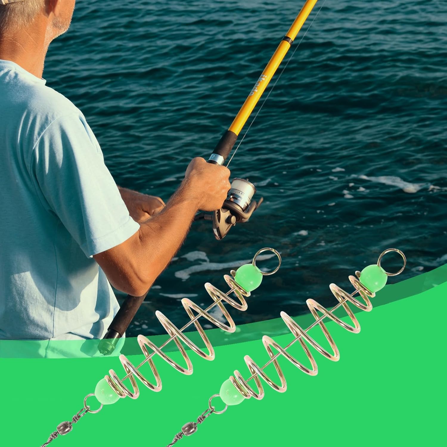 24 piezas de jaula de trampa de cebo de pesca: soporte de cesta de alimentación para equipo de pesca de carpa, acero al carbono, señuelo grueso, accesorios de pescado, cesta de regalo para amigos