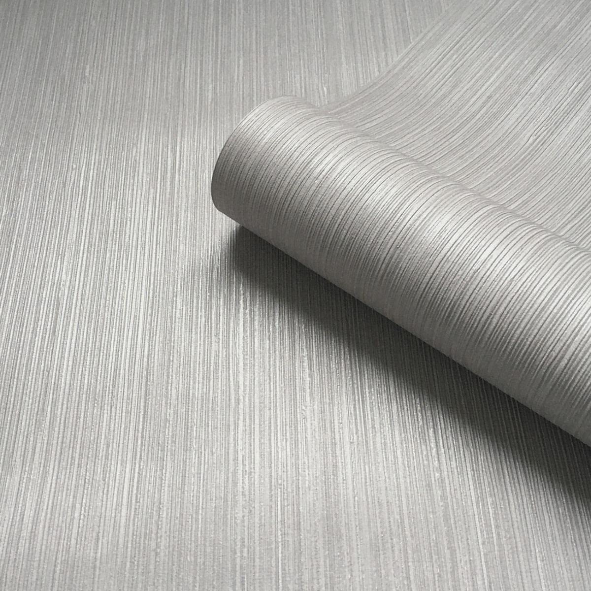 Belgravia Decor Silver Amara Texture Wallpaper Gb7361 - Italian Vinyl Plain
